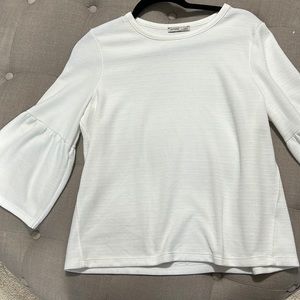 White Zara shirt